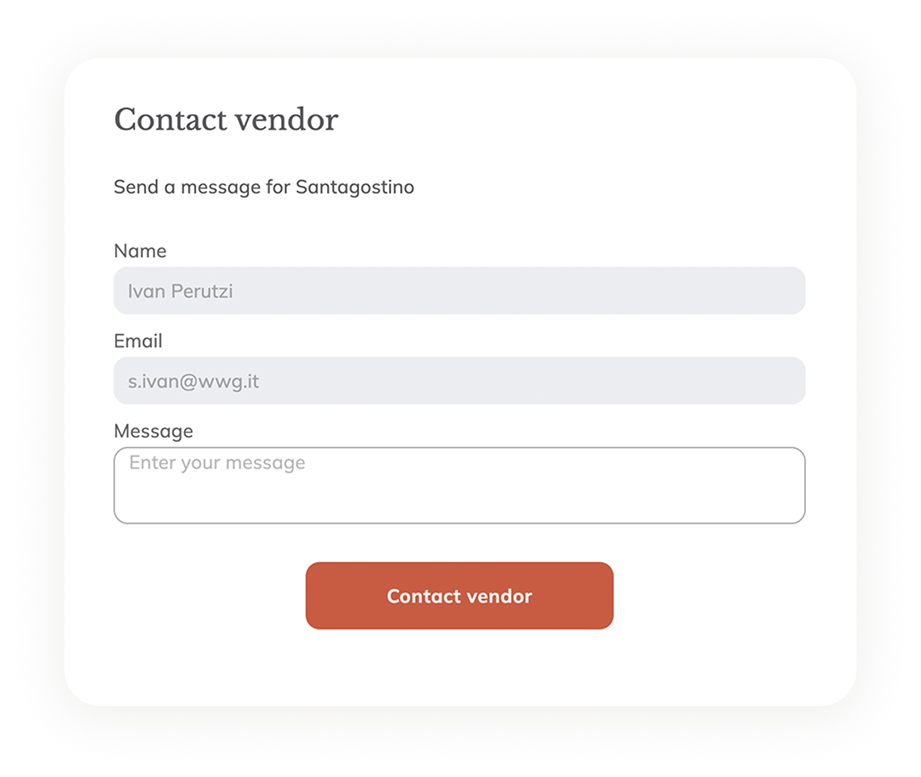Messaging interface with providers
